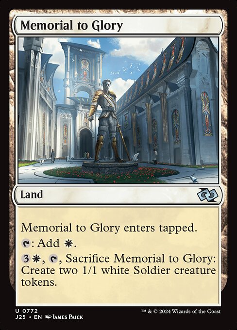 Magic the Gathering Card - Memorial to Glory - MTG Circle