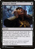 Magic the Gathering Card - Specter's Shriek - MTG Circle