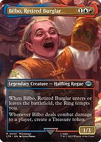 Magic the Gathering Card - Bilbo, Retired Burglar - MTG Circle