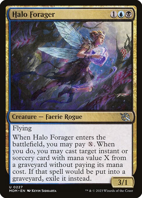 Magic the Gathering Card - Halo Forager - MTG Circle