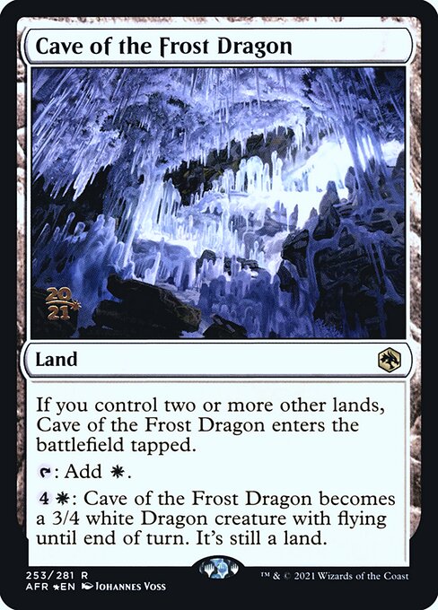 Magic the Gathering Card - Cave of the Frost Dragon - MTG Circle