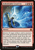 Magic the Gathering Card - Indomitable Creativity - MTG Circle