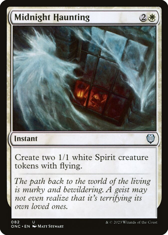 Magic the Gathering Card - Midnight Haunting - MTG Circle