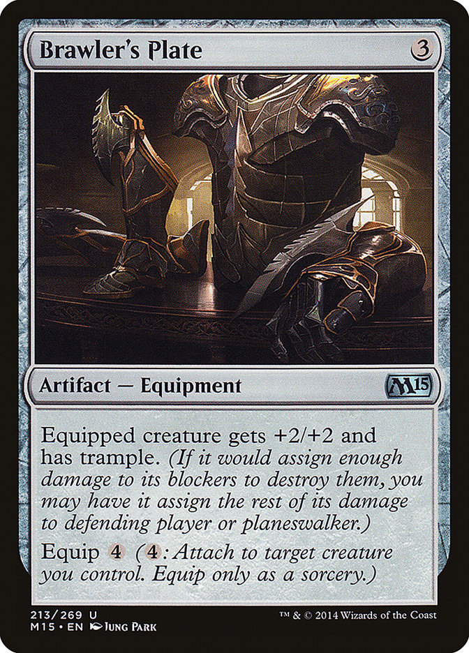 Magic the Gathering Card - Brawler's Plate - MTG Circle