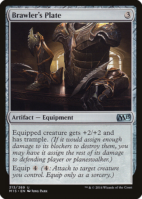 Magic the Gathering Card - Brawler's Plate - MTG Circle