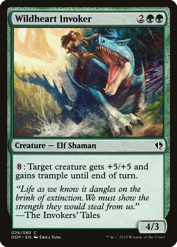 Magic the Gathering Card - Wildheart Invoker - MTG Circle