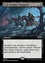 Magic the Gathering Card - Lich-Knights' Conquest - MTG Circle