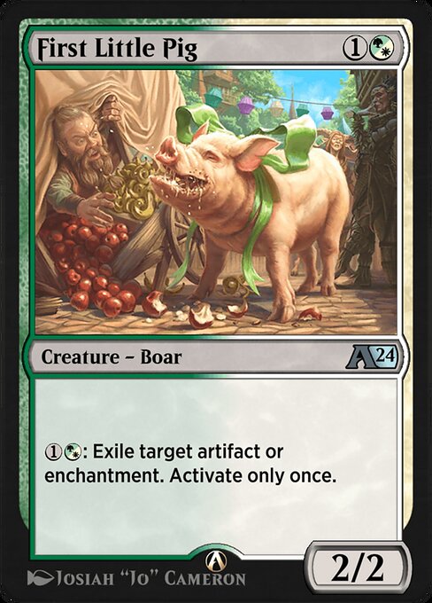 Magic the Gathering Card - First Little Pig - MTG Circle