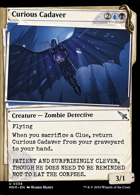 Magic the Gathering Card - Curious Cadaver - MTG Circle
