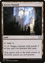 Magic the Gathering Card - Access Tunnel - MTG Circle