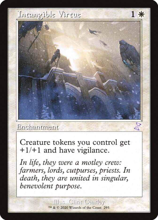 Magic the Gathering Card - Intangible Virtue - MTG Circle