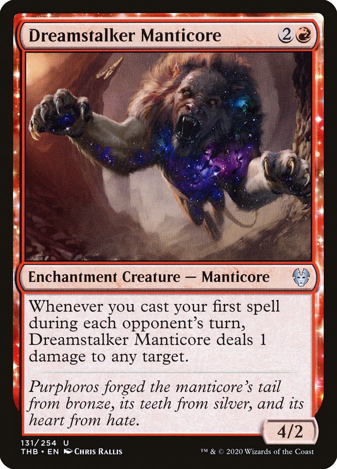 Magic the Gathering Card - Dreamstalker Manticore - MTG Circle