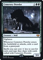 Magic the Gathering Card - Cemetery Prowler - MTG Circle