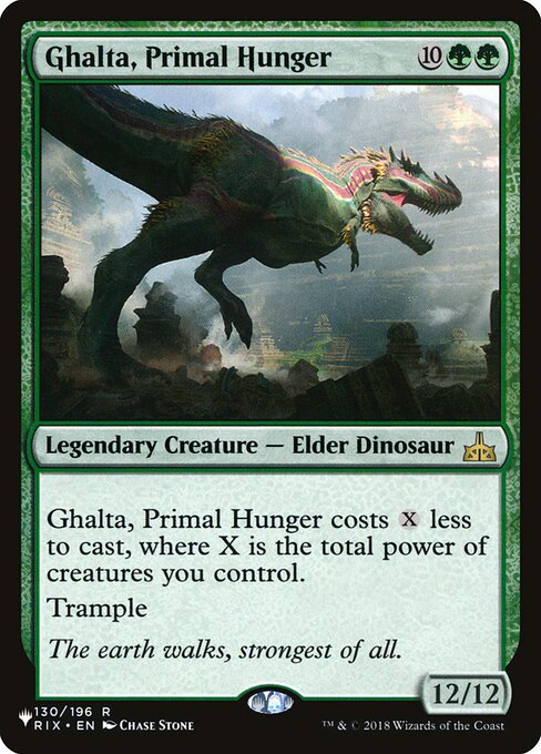 Magic the Gathering Card - Ghalta, Primal Hunger - MTG Circle