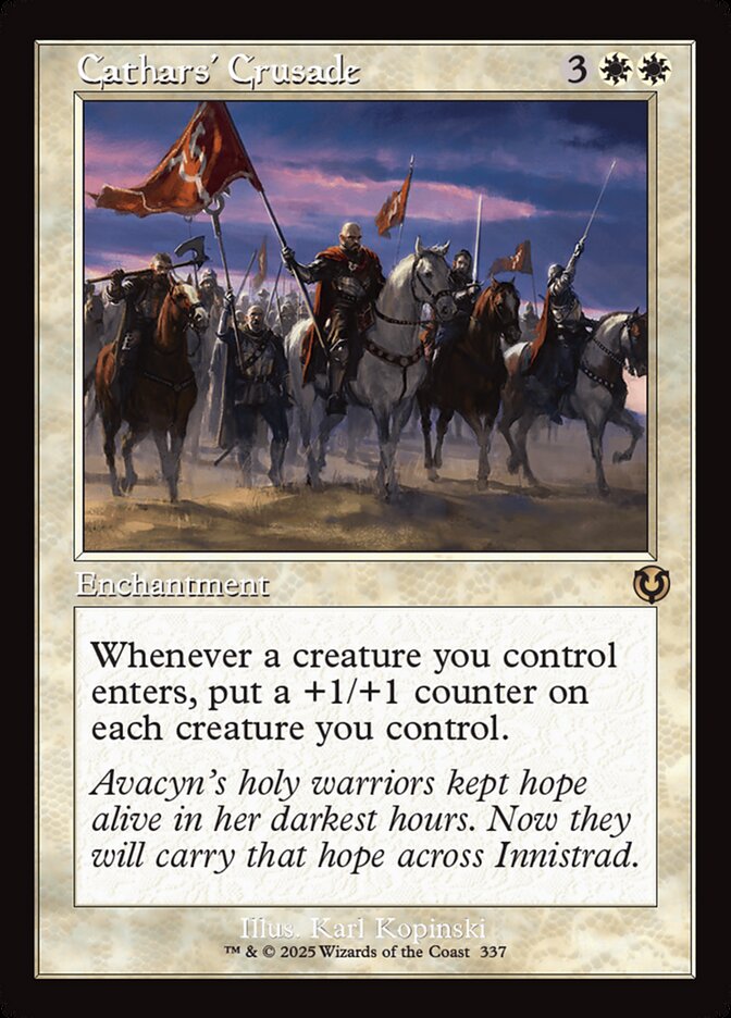 Magic the Gathering Card - Cathars' Crusade - MTG Circle