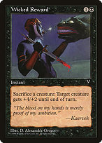 Magic the Gathering Card - Wicked Reward - MTG Circle