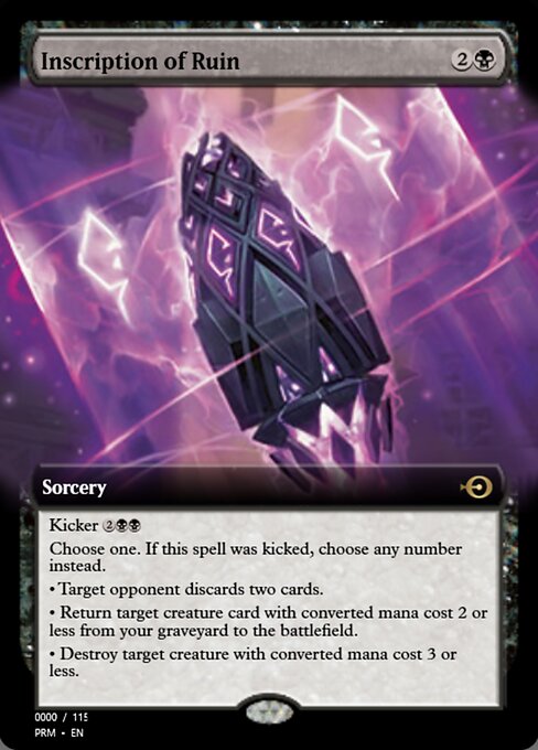 Magic the Gathering Card - Inscription of Ruin - MTG Circle