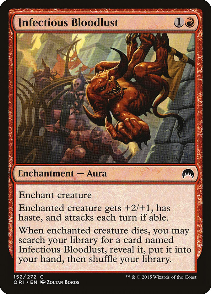 Magic the Gathering Card - Infectious Bloodlust - MTG Circle