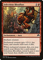 Magic the Gathering Card - Infectious Bloodlust - MTG Circle