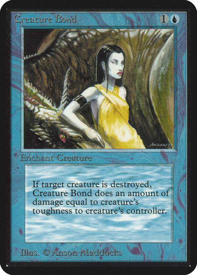 Magic the Gathering Card - Creature Bond - MTG Circle