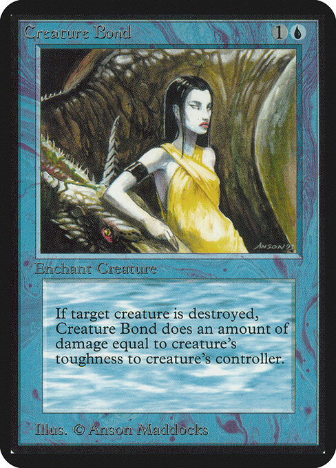 Magic the Gathering Card - Creature Bond - MTG Circle