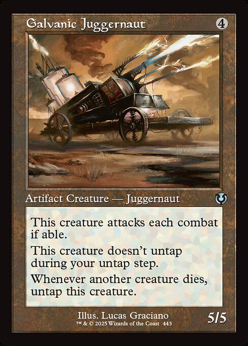 Magic the Gathering Card - Galvanic Juggernaut - MTG Circle