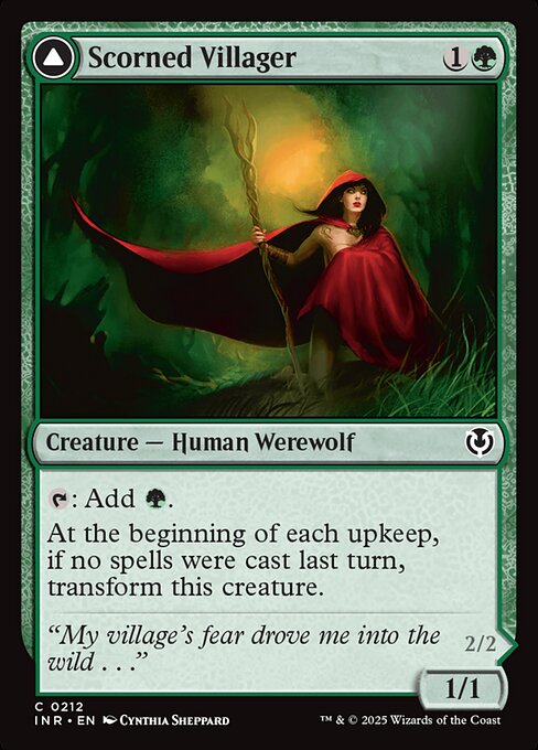 Magic the Gathering Card - Scorned Villager - MTG Circle