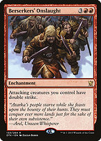 Magic the Gathering Card - Berserkers' Onslaught - MTG Circle
