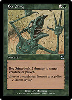 Magic the Gathering Card - Bee Sting - MTG Circle