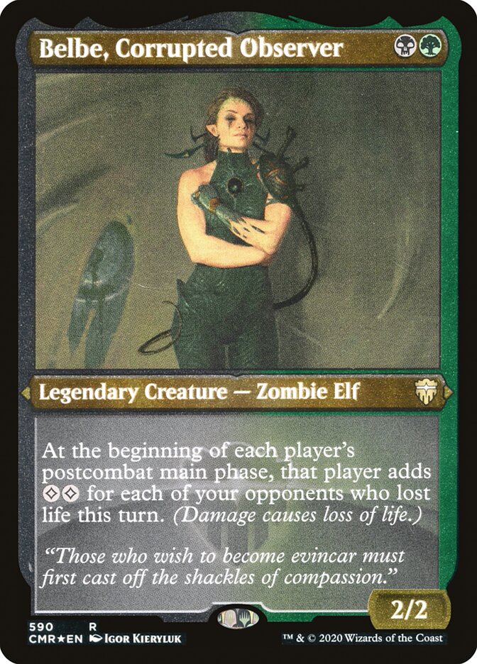 Magic the Gathering Card - Belbe, Corrupted Observer - MTG Circle