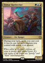 Magic the Gathering Card - Temur Battlecrier - MTG Circle