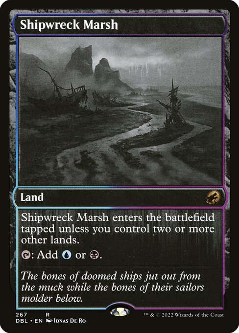 Magic the Gathering Card - Shipwreck Marsh - MTG Circle