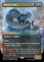 Magic the Gathering Card - Mystic Snake - MTG Circle