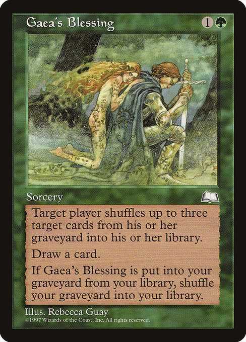 Magic the Gathering Card - Gaea's Blessing - MTG Circle