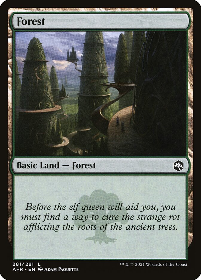 Magic the Gathering Card - Forest - MTG Circle