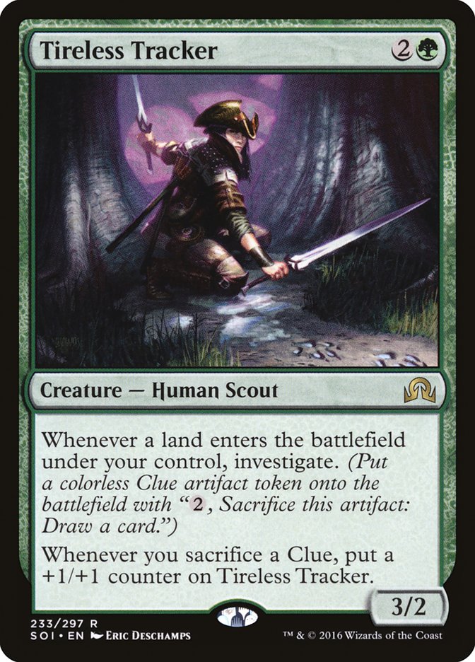 Magic the Gathering Card - Tireless Tracker - MTG Circle