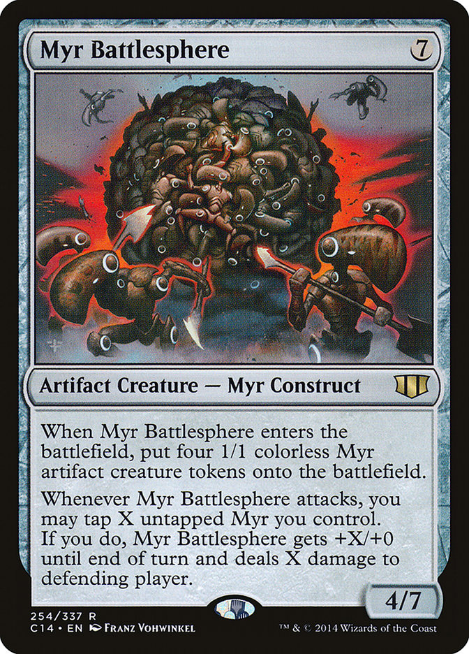 Magic the Gathering Card - Myr Battlesphere - MTG Circle