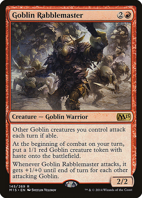 Magic the Gathering Card - Goblin Rabblemaster - MTG Circle