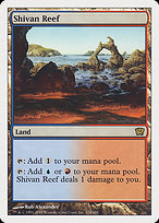 Magic the Gathering Card - Shivan Reef - MTG Circle