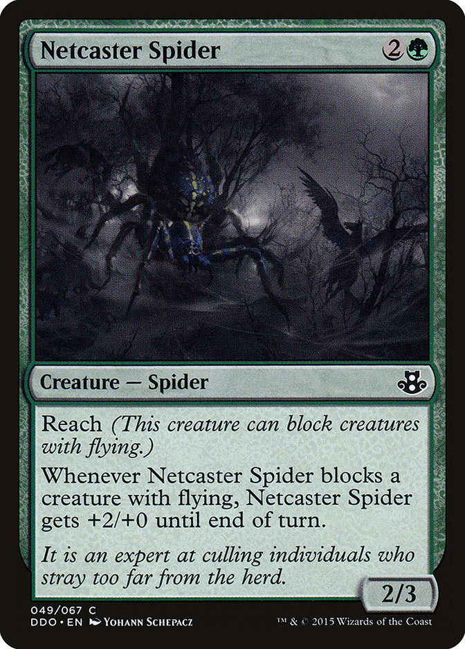 Magic the Gathering Card - Netcaster Spider - MTG Circle