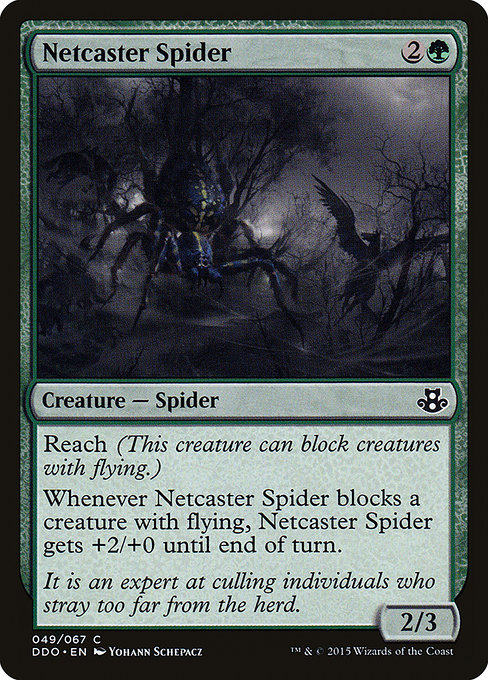 Magic the Gathering Card - Netcaster Spider - MTG Circle