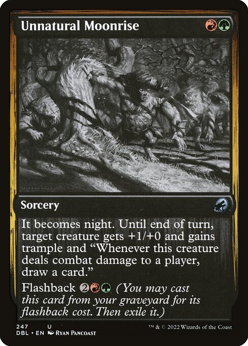 Magic the Gathering Card - Unnatural Moonrise - MTG Circle