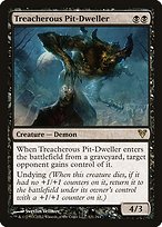 Magic the Gathering Card - Treacherous Pit-Dweller - MTG Circle