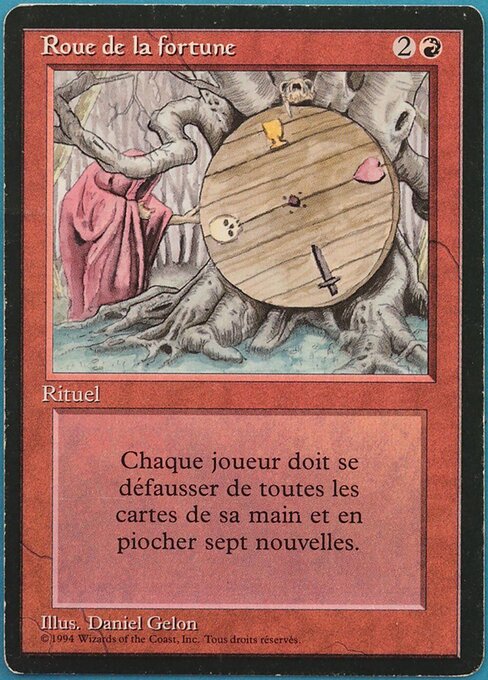 Magic the Gathering Card - Wheel of Fortune - MTG Circle