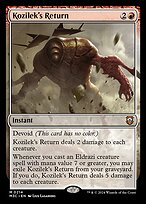 Magic the Gathering Card - Kozilek's Return - MTG Circle