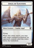 Magic the Gathering Card - Angel of Sanctions - MTG Circle