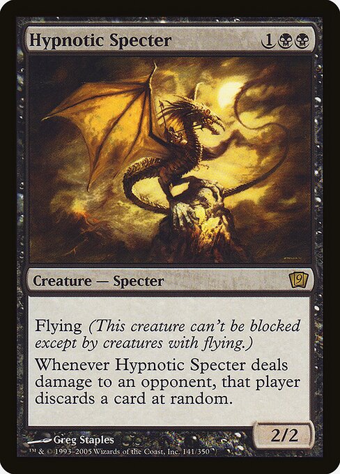 Magic the Gathering Card - Hypnotic Specter - MTG Circle