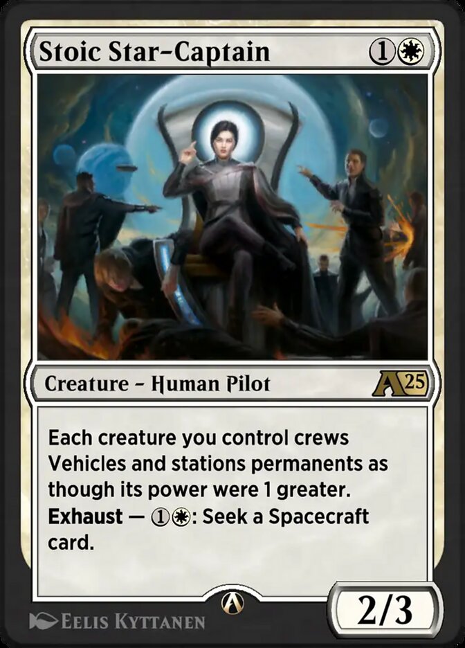 Magic the Gathering Card - Stoic Star-Captain - MTG Circle