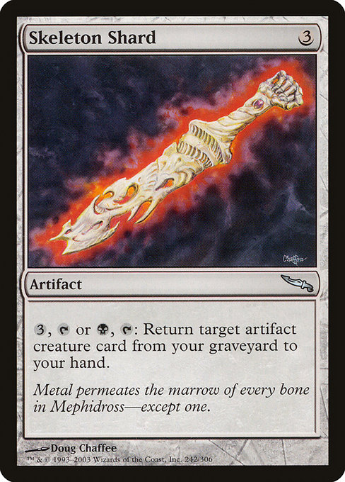Magic the Gathering Card - Skeleton Shard - MTG Circle