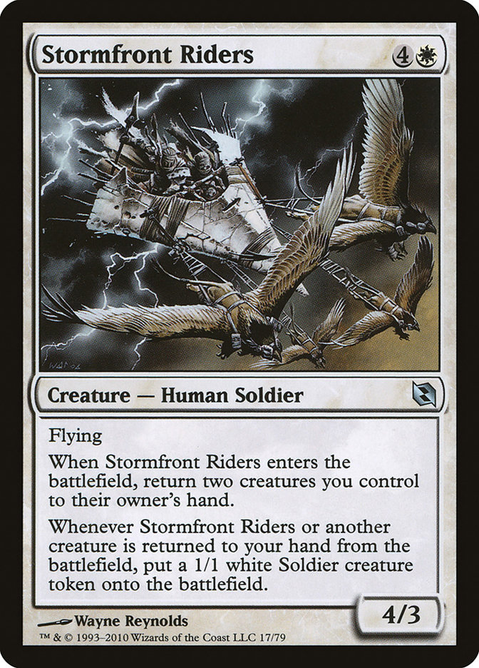Magic the Gathering Card - Stormfront Riders - MTG Circle